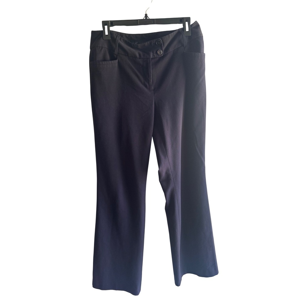 Rafaella Womens Black Dress Pants Size 6 Straight Leg Professional Trousers